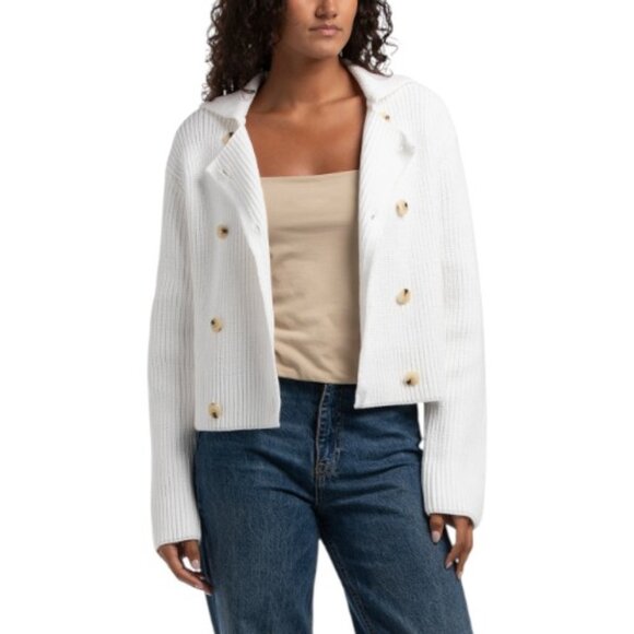 VINCE Double Breasted Sweater Jacket - Picture 1 of 3